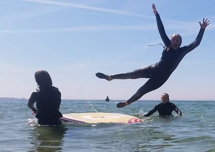 yoga SUP samsø mindfulness windsurfing meditation aktiv ferie familie kajak